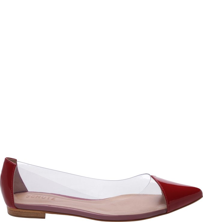 Sapatilha Pointy Crystal Red Sapatilha Pointy Crystal Red