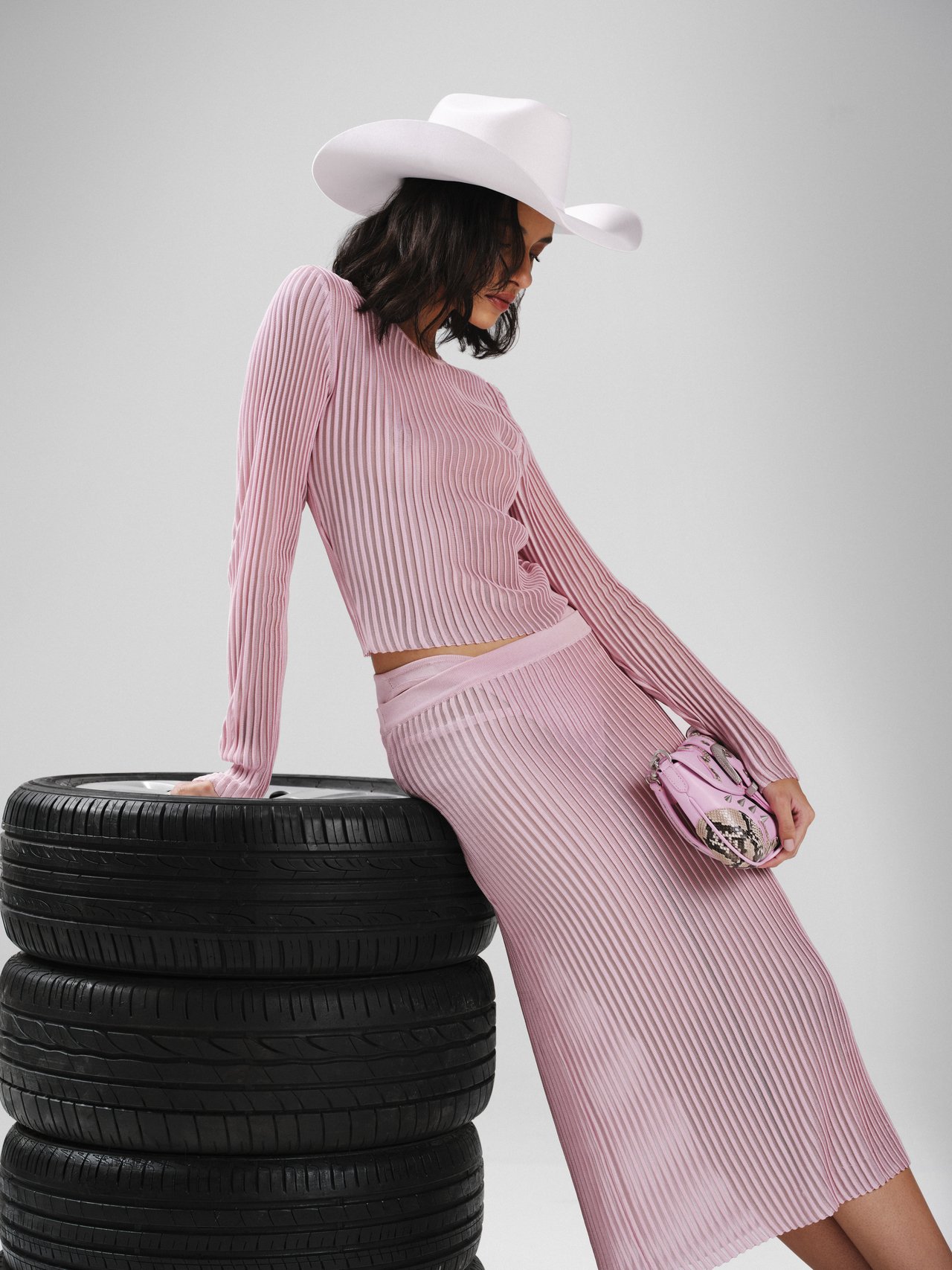 Blusa Manga Longa Ennis Tricô Rosa | Schutz