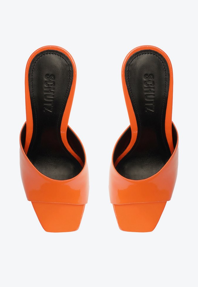 Tamanco Plataforma New Wedge Laranja | Schutz