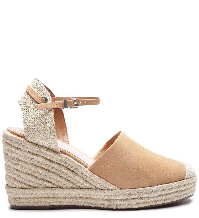 SANDÁLIA ESPADRILLE CAMURÇA NUDE SANDÁLIA ESPADRILLE CAMURÇA NUDE