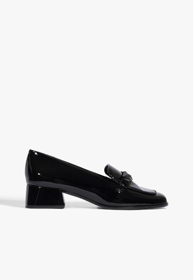 Mocassim Domenica Triangle Preto