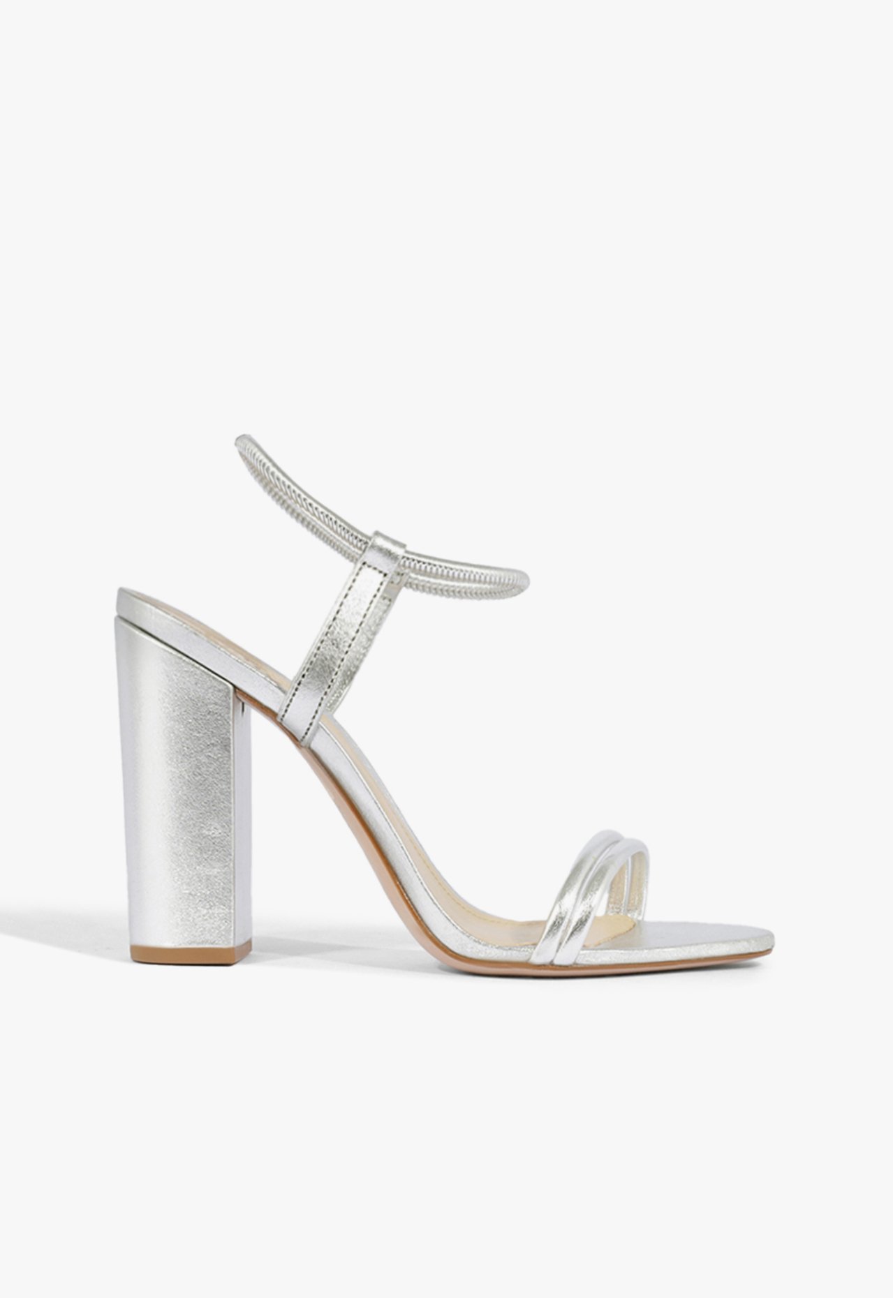 Sandália Gimenez Couro Prata | Schutz