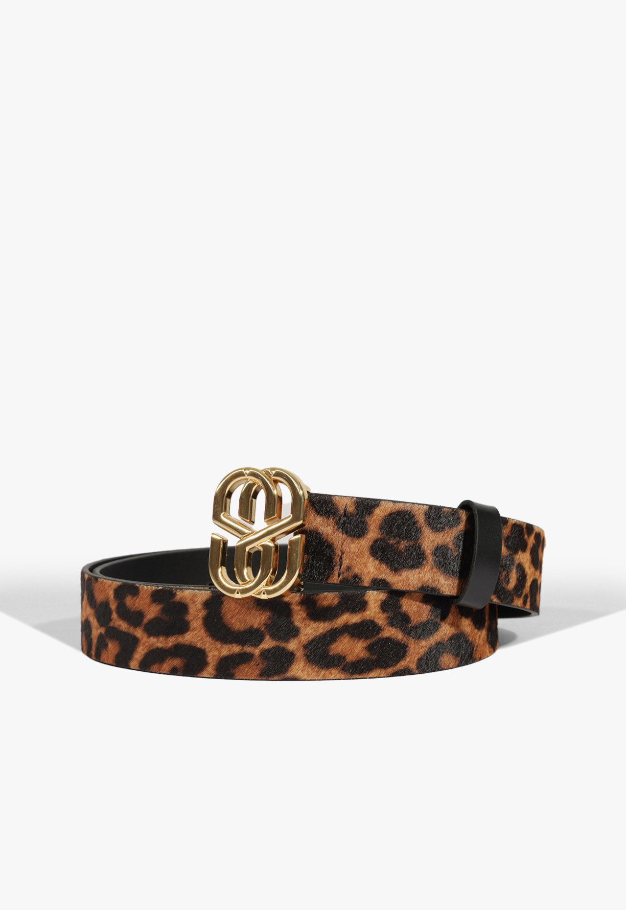 Cinto Emblem Couro Animal Print | Schutz