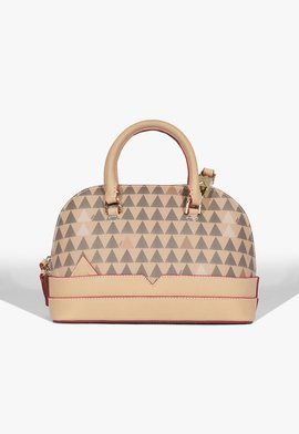 BOLSA TOTE TIRACOLO GRANDE TRIANGLE BEGE