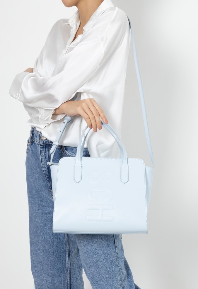 Bolsa Tote Grande Tassy Azul