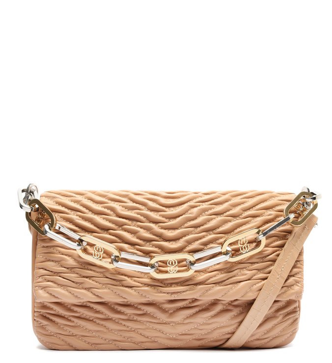 Bolsa Tiracolo Média Noah Couro Bege