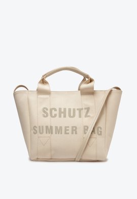 Bolsa Tiracolo Mini Tote Summer Bag Lona Bege | Schutz