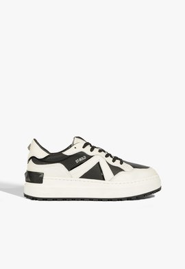 Tênis ST Bold Couro Preto e Branco