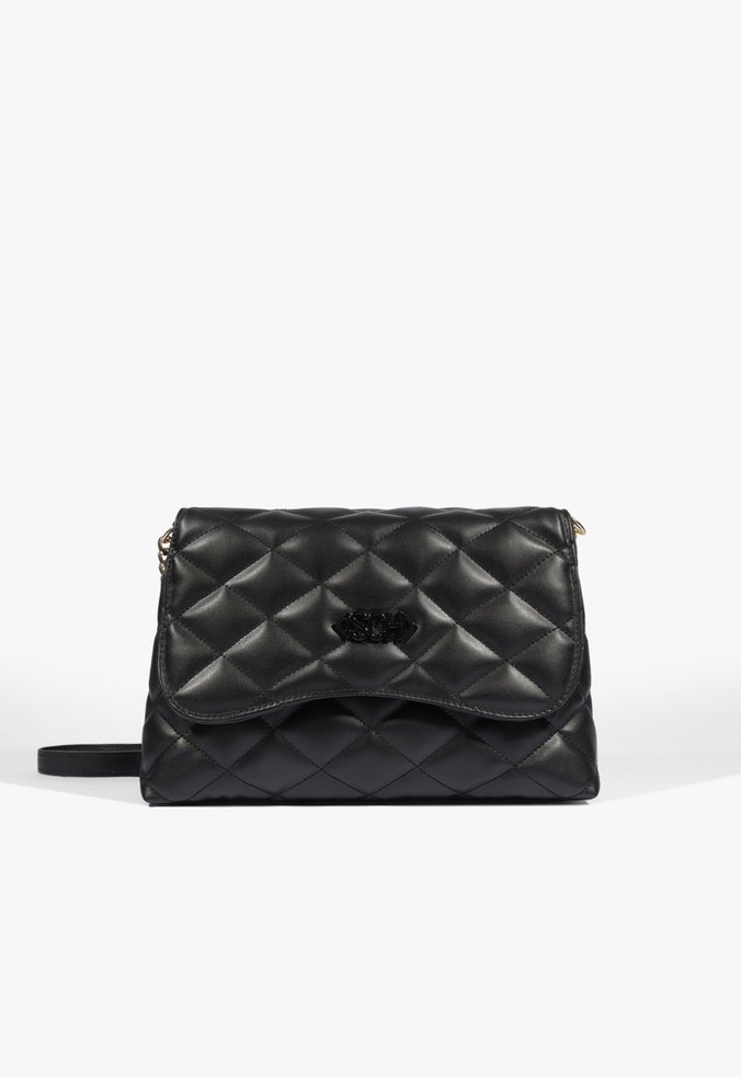 Bolsa Tiracolo Alys Média Matelassê Preta