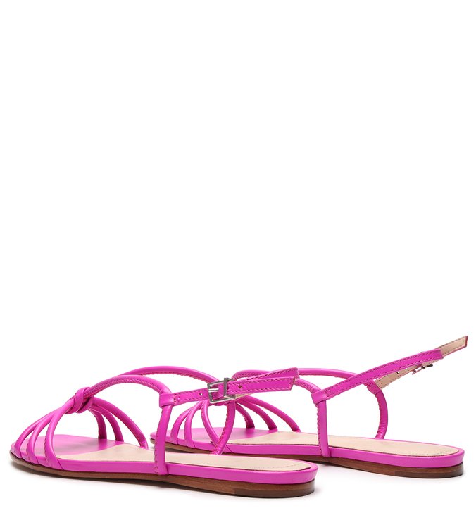 Sandália Rasteira Tiras Rosa Sandália Rasteira Tiras Rosa