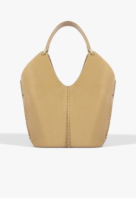Bolsa Hobo Josie Camurça Bege