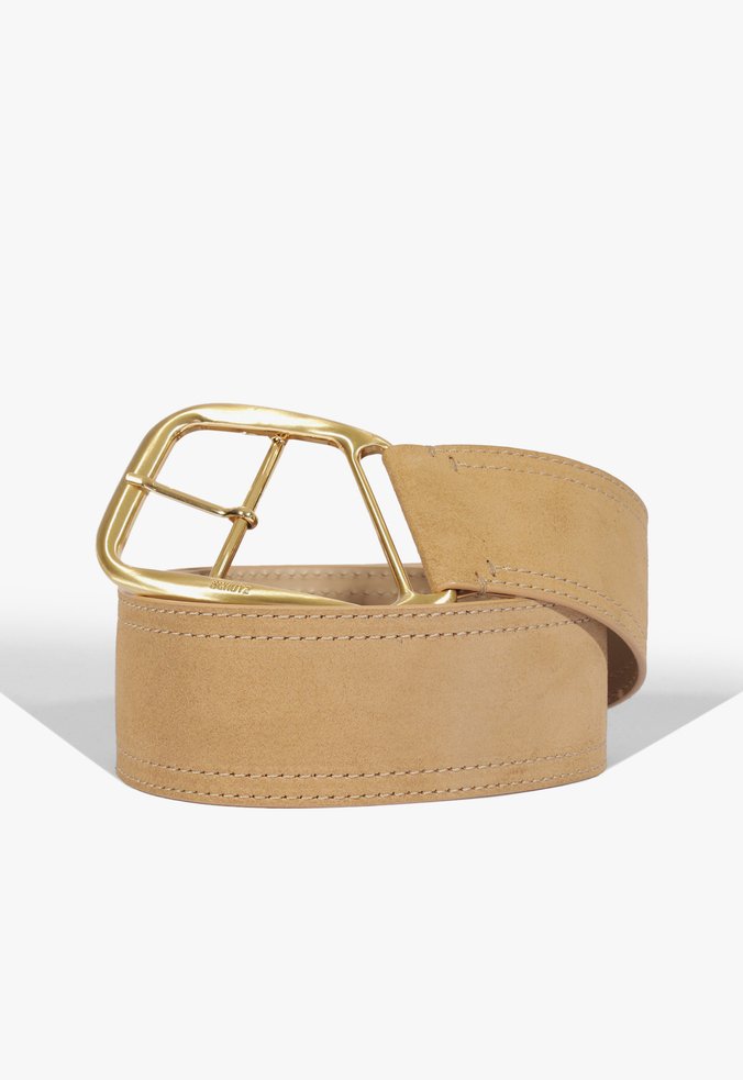 Vista 3 Cinto Jaipur Camurça Bege | Schutz Schutz BR Nude Schutz BR Nude