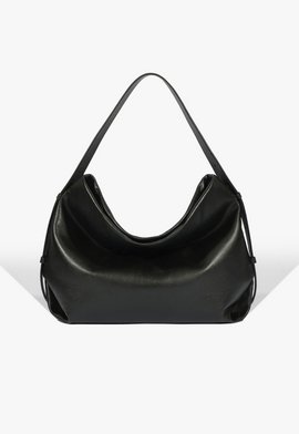 Bolsa Hobo Grande Isis Couro Preta