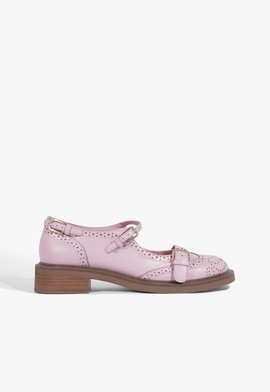 Oxford Dafne Couro Rosa