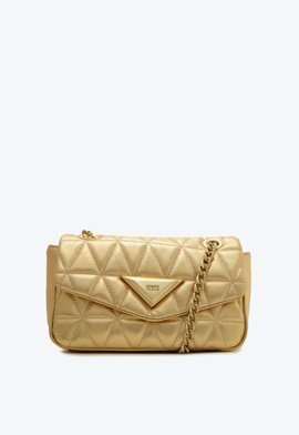 Bolsa Tiracolo Média 944 Couro Dourada