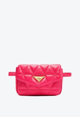 Pochete Pequena New 944 Couro Matelassê Pink