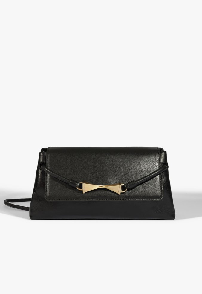 Bolsa Tiracolo Twisted Pequena Preta