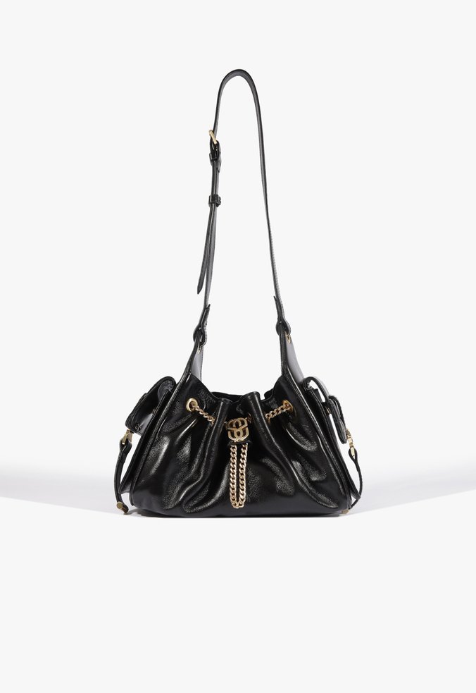 Bolsa Mini Lilibet Couro Preta