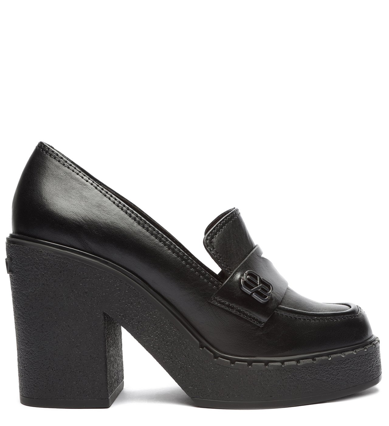 Mocassim salto shop grosso