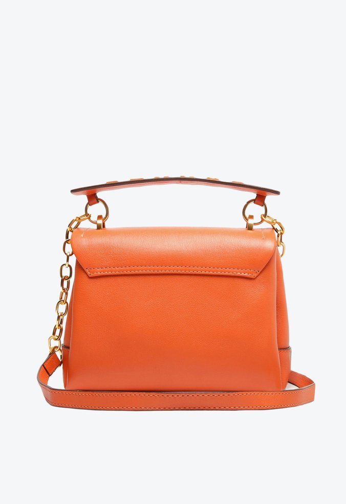Bolsa Tiracolo Média Luara Couro Laranja Bolsa Tiracolo Média Luara Couro Laranja