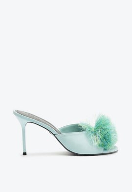 Sapato Mule Jules Camurça Azul