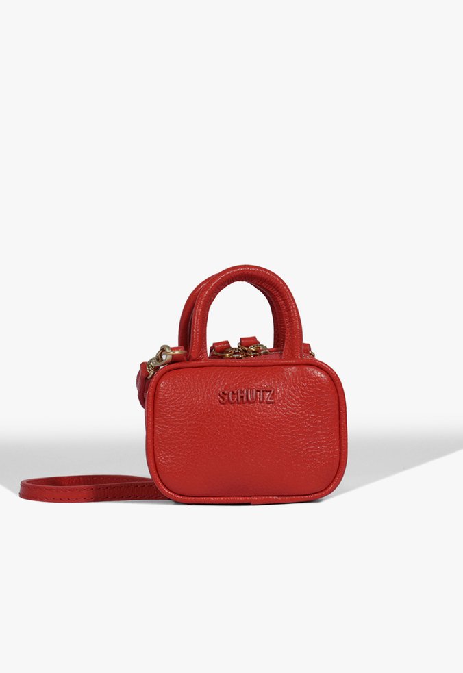 Mini Bag Ivvy Couro Vermelha