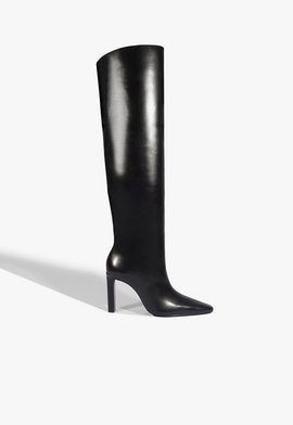 Bota Marella Couro Preta