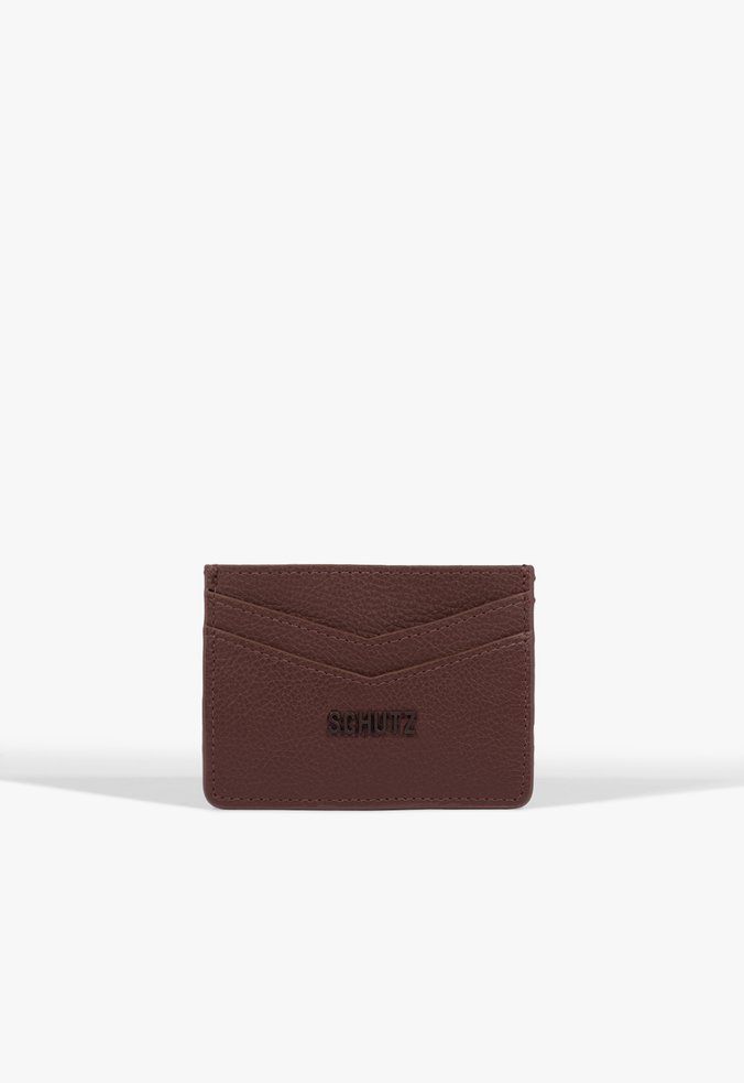 Porta Cartão Ronie Couro Vermelho