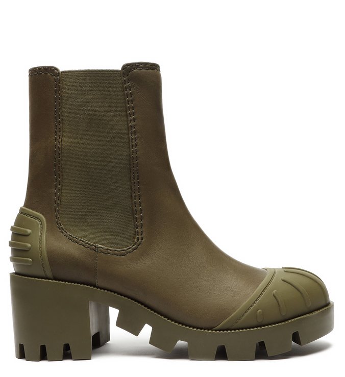 Bota Chelsea Tratorada Verde-Militar