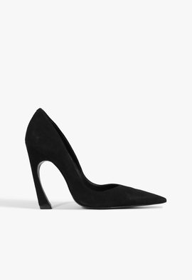 Scarpin Lexi Camurça Preto