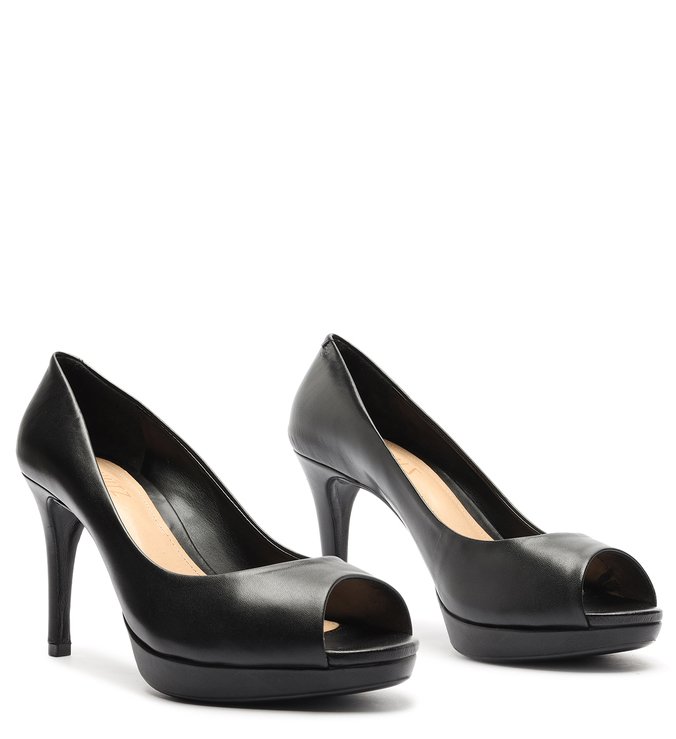 Scarpin Peep Toe Deluxe Black Scarpin Peep Toe Deluxe Black