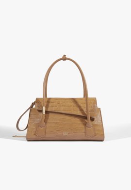 Bolsa Tote Bryan Média Couro Nude