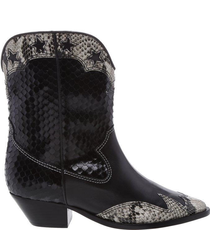 Bota Western Glam Python Black Bota Western Glam Python Black