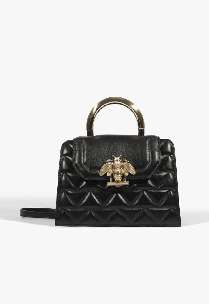 Bolsa Satchel New Believe Média Couro Preta