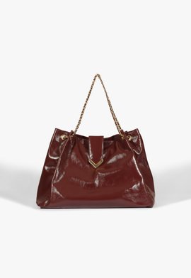 Bolsa Hobo Cloud Couro Vinho