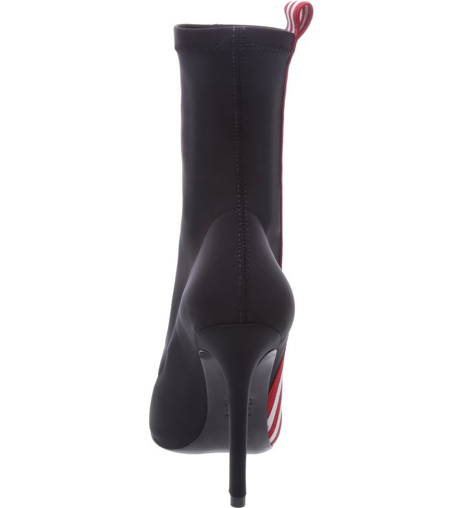 Bota Salto Fino Side Strap Preta Bota Salto Fino Side Strap Preta