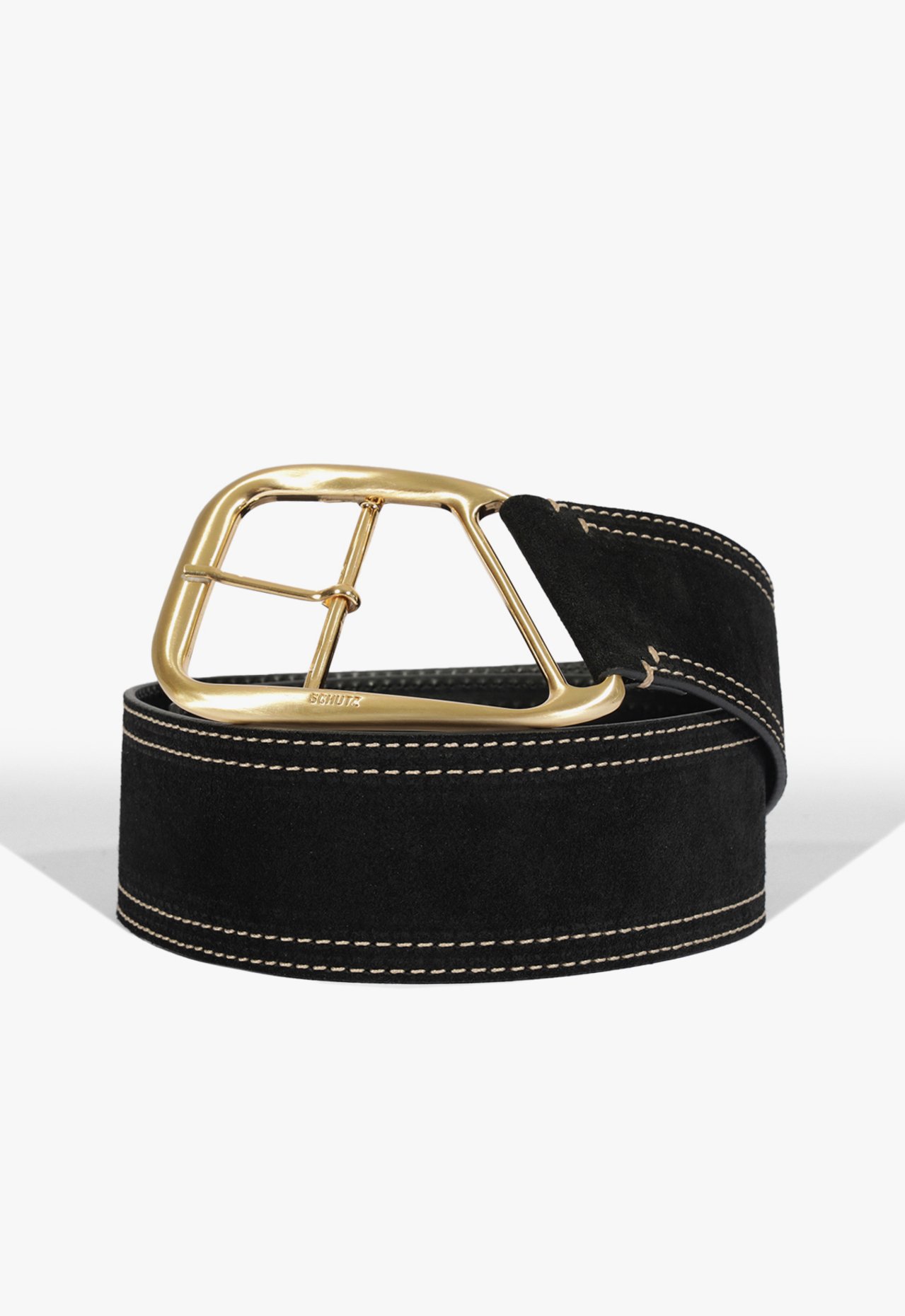 Vista 2 Cinto Jaipur Camurça Preto | Schutz Schutz BR Schutz BR