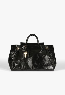 Bolsa Maxi Tote Heaven Couro Preta
