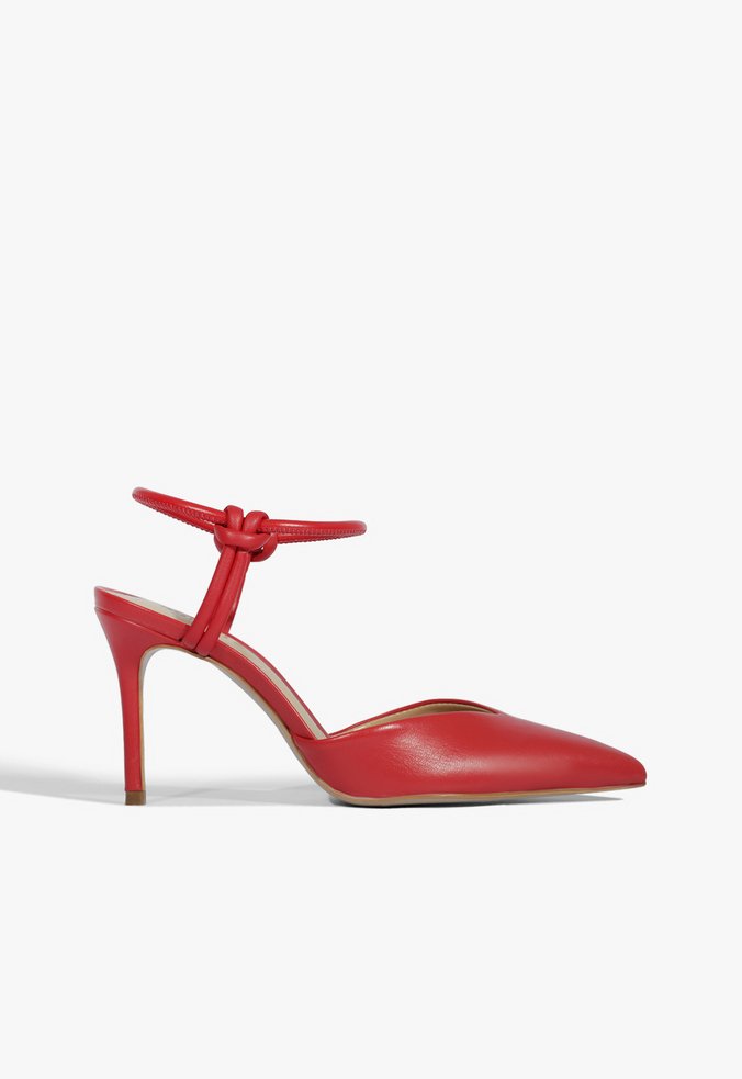 Sapato Scarpin Knots Vermelho