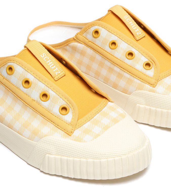 Open Sneaker Smash Vichy Yellow Open Sneaker Smash Vichy Yellow