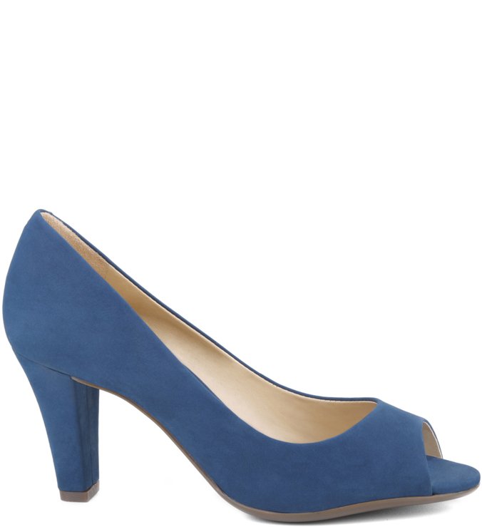 Peep Toe Steel Blue Peep Toe Steel Blue