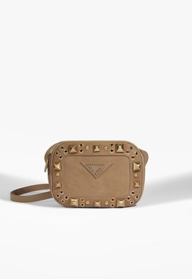Camera Bag Couro Bege