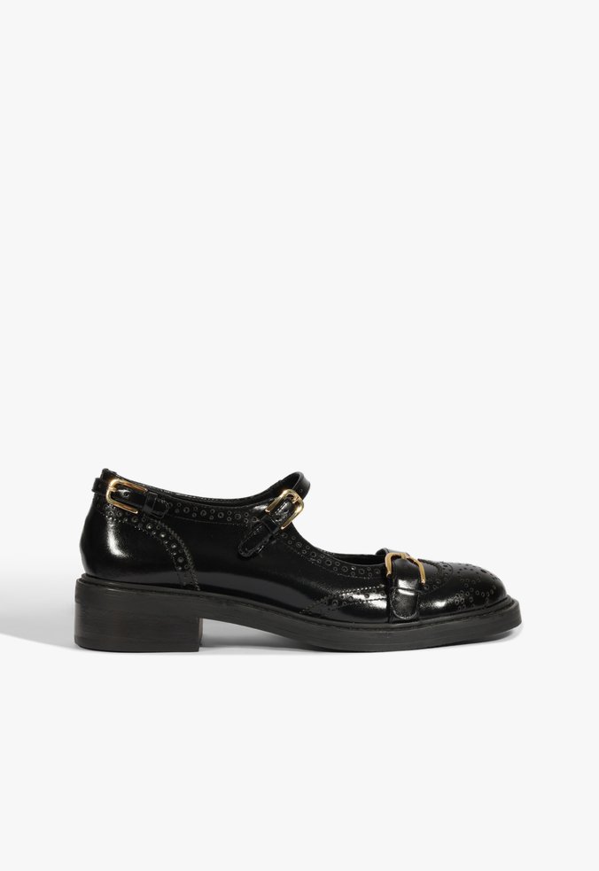 Oxford Dafne Couro Preto