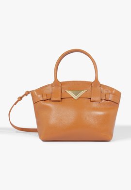 Bolsa Tote Malu Couro Marrom