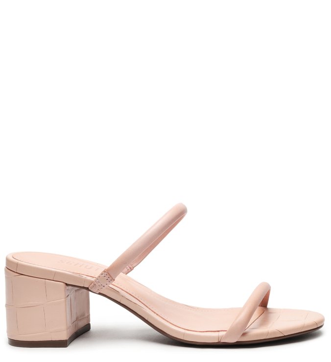 Sandália Mule Arc Minimal Rosa