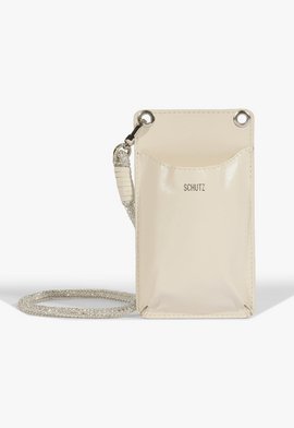 Porta Celular Couro Branco