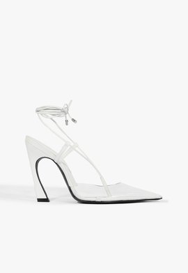 Scarpin Elyra Vinil Branco