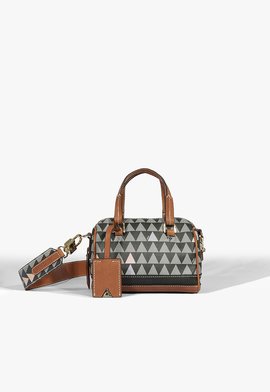 Bolsa Bowling Pequena Triangle Preta