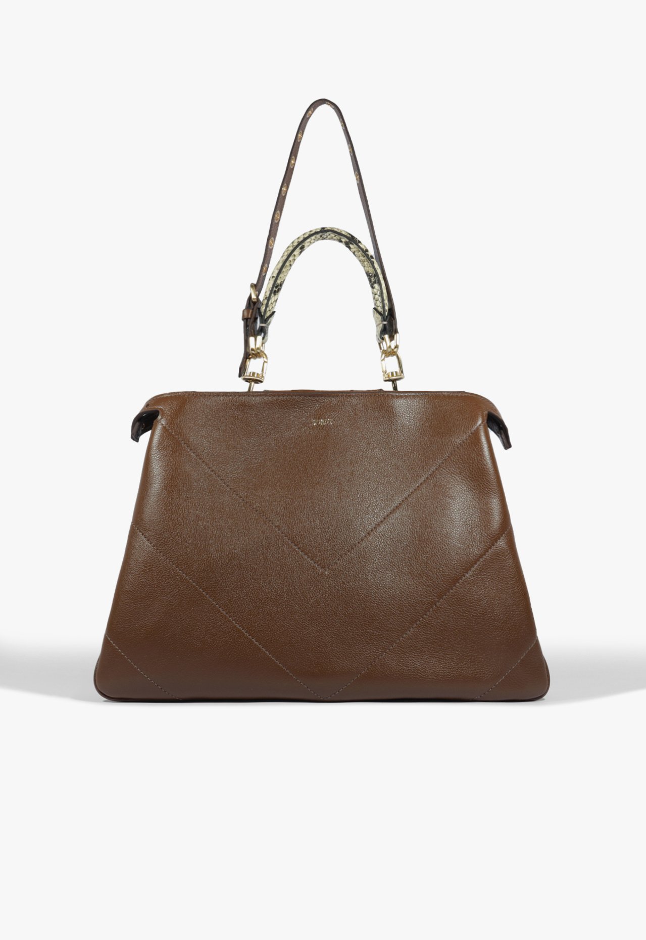 Bolsa Shopping Flare Couro Marrom | Schutz