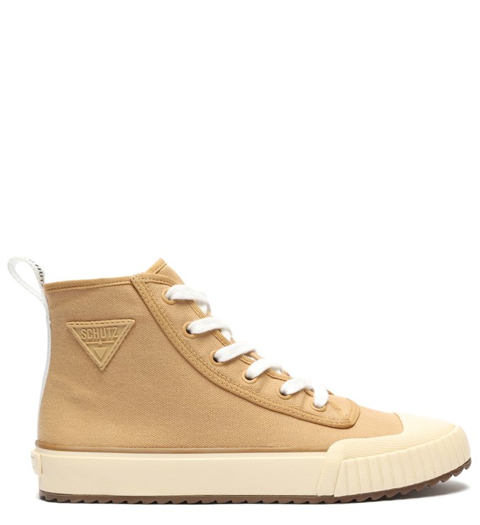 Tenis cano cheap alto bege